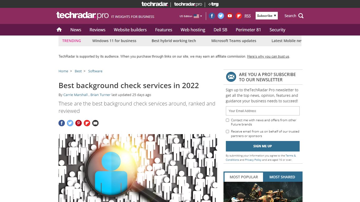 Best Background Check Services In 2022 | TechRadar